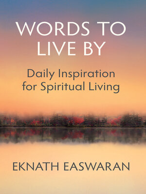 Words to Live By - ebook